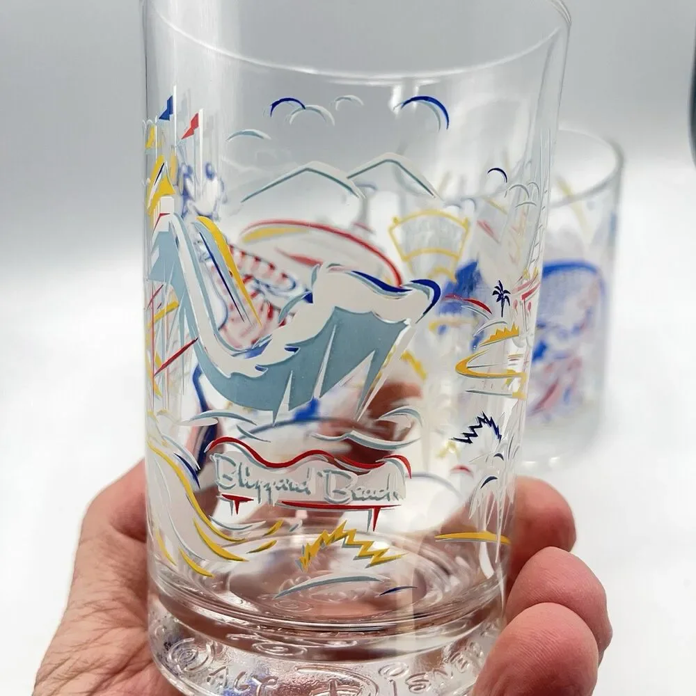 McDonald's WALT DISNEY World 25th Anniversary Glasses Lot Of 3